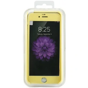 Цвет: Желтый - Чехол Apple iPhone 6, iPhone 6s Silicone Case 360 2in1 Yellow (HQCo) (чехол+стекло)