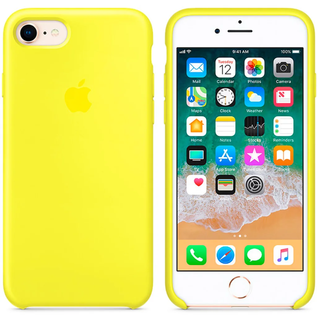Чехол Apple iPhone 8, iPhone 7 Silicone Case Flash MR672