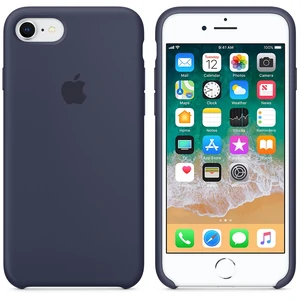 Колір: Синій - Чохол Apple iPhone 8, iPhone 7 Silicone Case Midnight Blue MQGM2