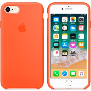 Колір: Помаранчевий - Чохол Apple iPhone 8, iPhone 7 Silicone Case Spicy Orange MR682