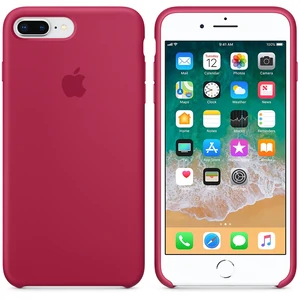 Цвет: Розовый - Чехол Apple iPhone 8 Plus, iPhone 7 Plus Silicone Case Rose Red MQH52