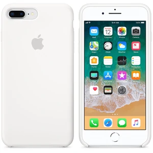 Цвет: Белый - Чехол Apple iPhone 8 Plus, iPhone 7 Plus Silicone Case White MQGX2