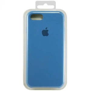 Цвет: Голубой - Чехол Apple iPhone 7, iPhone 8, iPhone SE 2020/2022 Silicone Case Niagara Blue (HQCo)