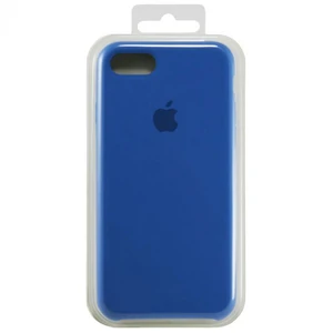 Цвет: Синий - Чехол Apple iPhone 5, iPhone 5s, iPhone SE Silicone Case Sapphire (HQCo)