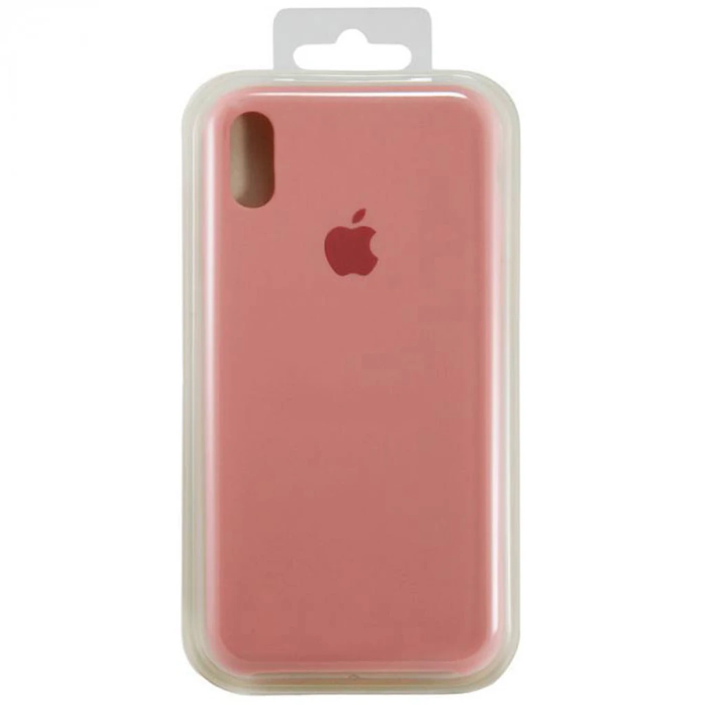 Чехол Apple iPhone X Silicone Case Pink (HQCo)