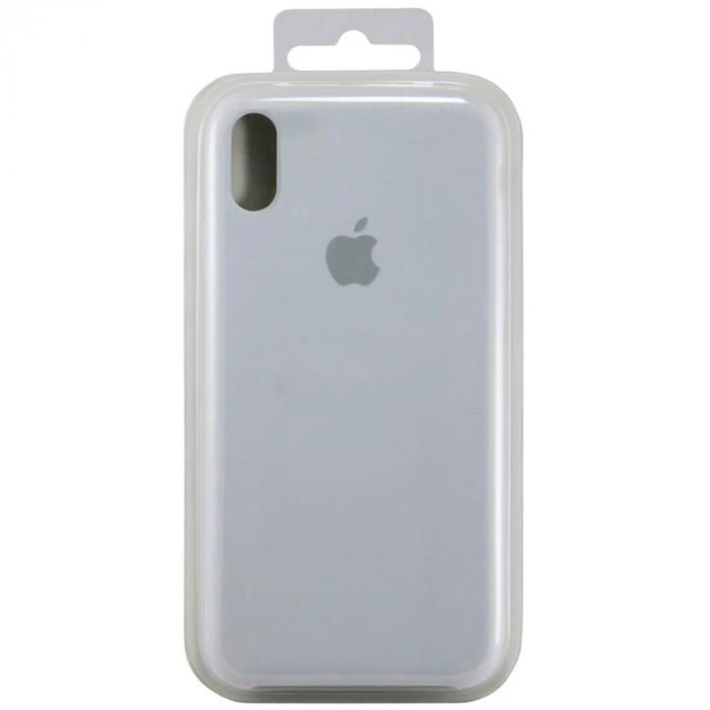 Чехол Apple iPhone X Silicone Case White (HQCo)