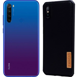 Чохол Xiaomi Redmi Note 8T Spigen Grid Silicone Case Black