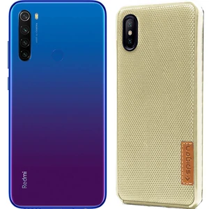 Колір: Золотий - Чохол Xiaomi Redmi Note 8T Spigen Grid Silicone Case Gold