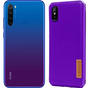 Колір: Фіолетовий - Чохол Xiaomi Redmi Note 8T Spigen Grid Silicone Case Violet