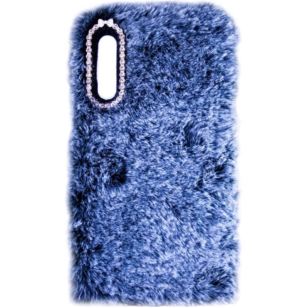 Чехол Apple iPhone XS Max Silicone Fuzzy Case Black