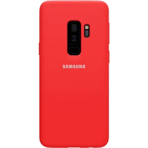 Цвет: Красный - Накладка Original Silicone Case Red для Samsung Galaxy S9 Plus SM-G965