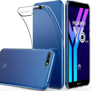 Чехол WS Silicon Case Clear для Huawei Y6 2018