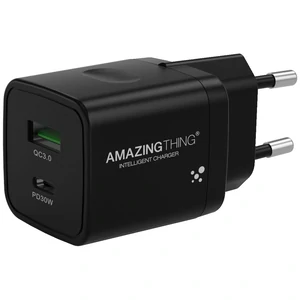 СЗУ AmazingThing Speed Pro 30W+QC 3.0 Charger Black