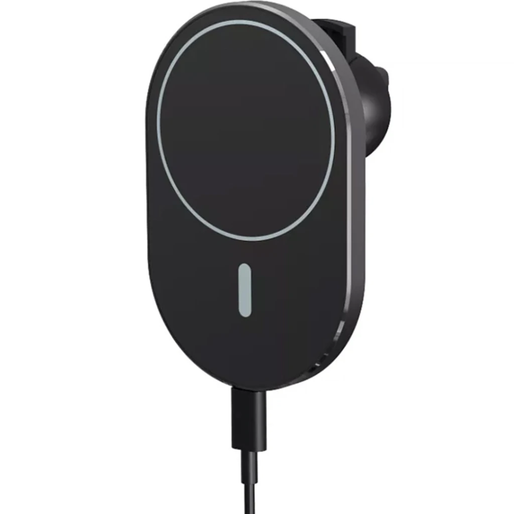 Автодержатель Amaztec Magnetic 15W Wireless Car Holder Charger Phone Holder для iPhone 12 Magsafe Black