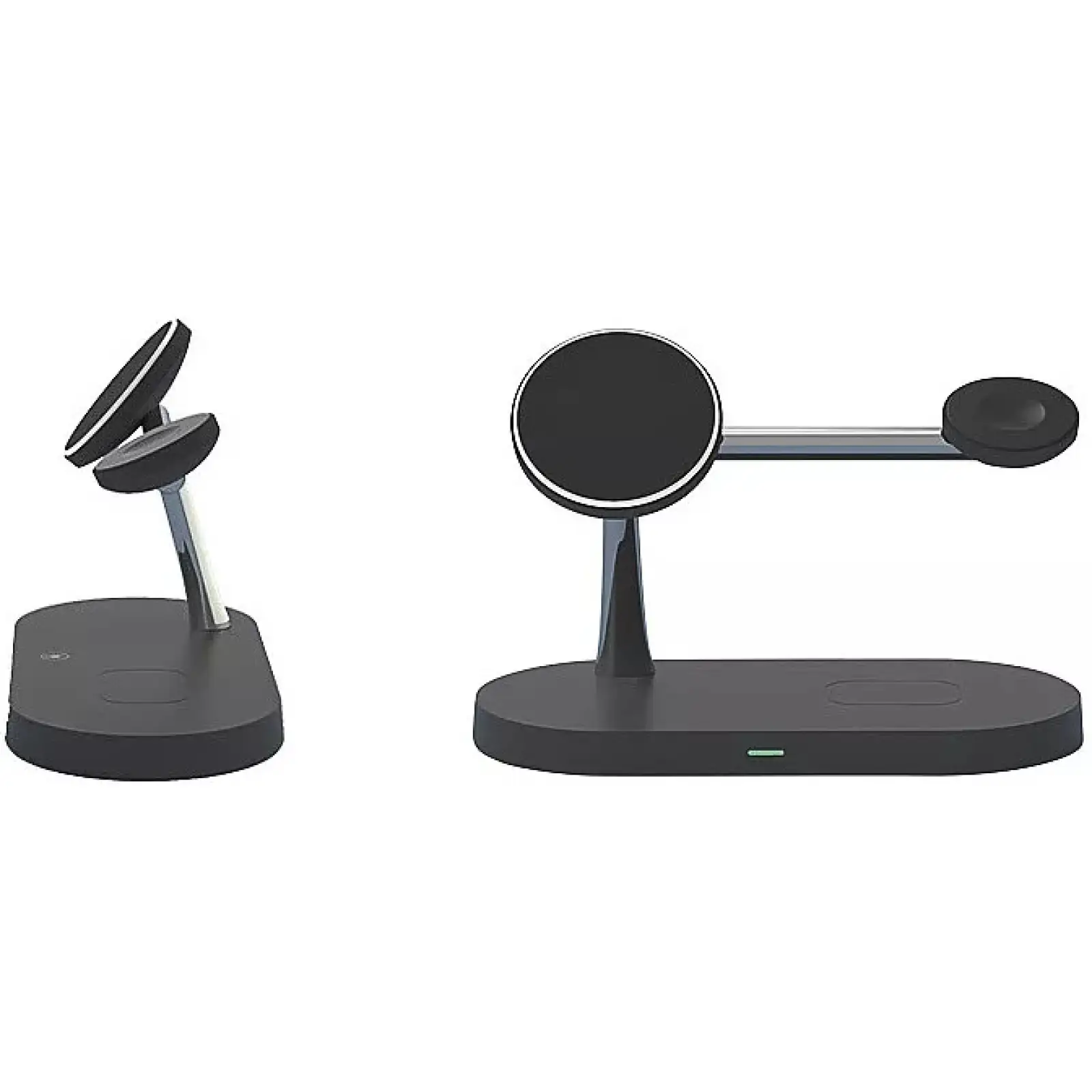 Бездротова зарядка Amaztec 5-in-1 Magnetic Wireless Charger 15W Black для iPhone 12 MagSafe, Apple Watch и AirPods Pro
