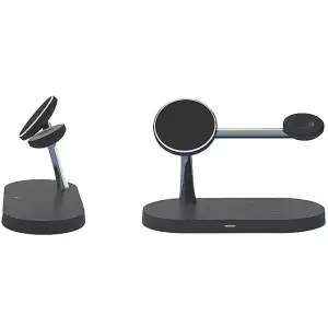 Бездротова зарядка Amaztec 5-in-1 Magnetic Wireless Charger 15W Black для iPhone 12 MagSafe, Apple Watch и AirPods Pro
