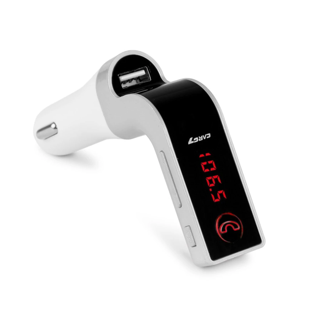 FM модулятор CAR G7 4-в-1 Bluetooth FM Transmitter with USB/TF Music Player Car charger