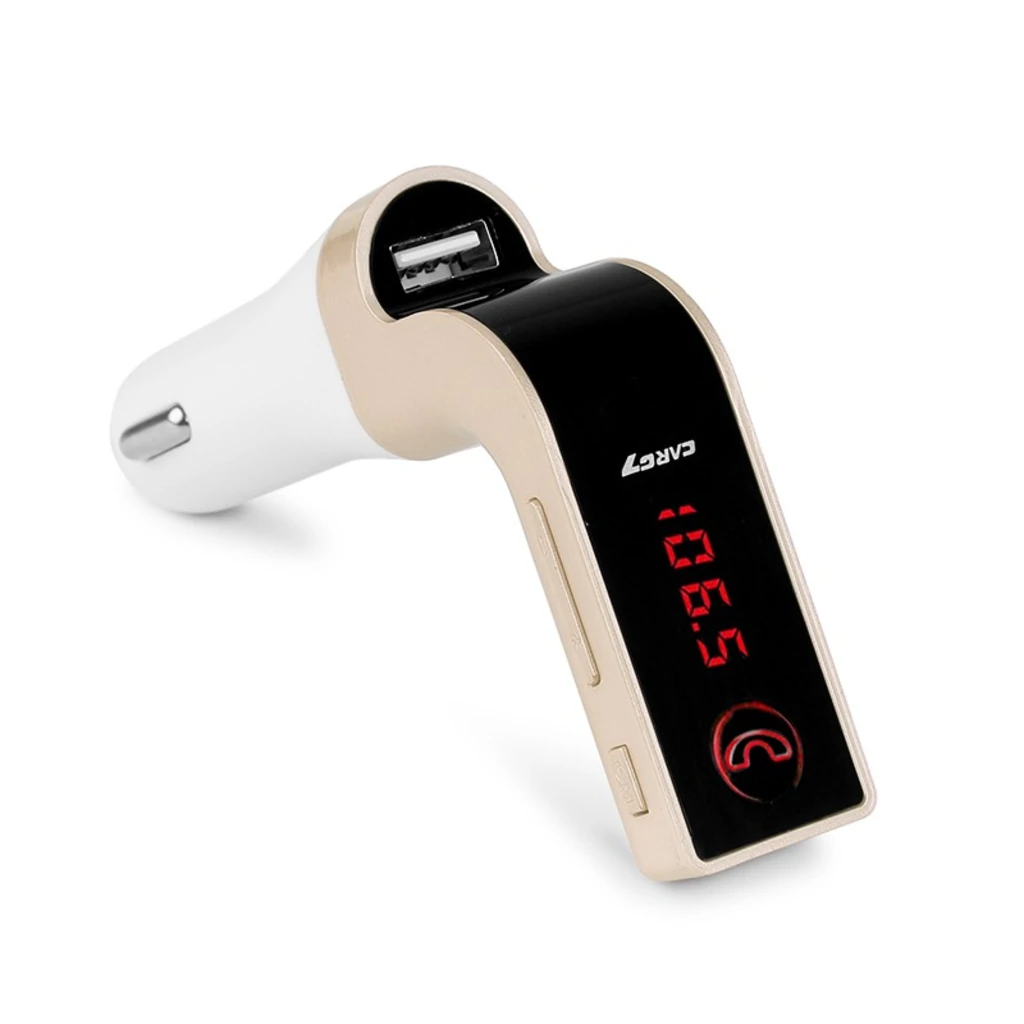 FM модулятор CAR G7 4-в-1 Bluetooth FM Transmitter with USB/TF Music Player Car charger