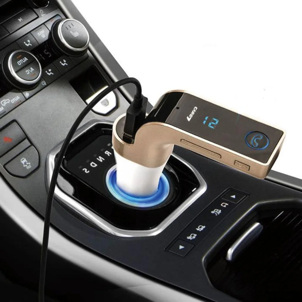 FM модулятор CAR G7 4-в-1 Bluetooth FM Transmitter with USB/TF Music Player Car charger