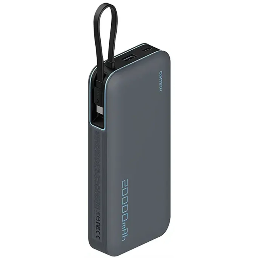 Внешний аккумулятор CUKTECH PB200N 20000 mAh 55W Gray UA