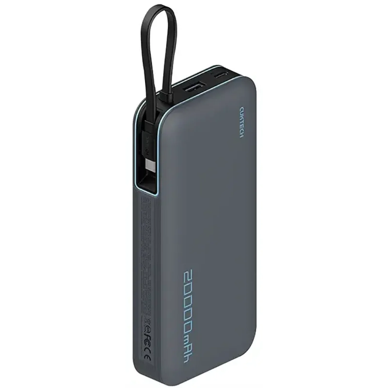 Внешний аккумулятор CUKTECH PB200N 20000 mAh 55W Gray UA