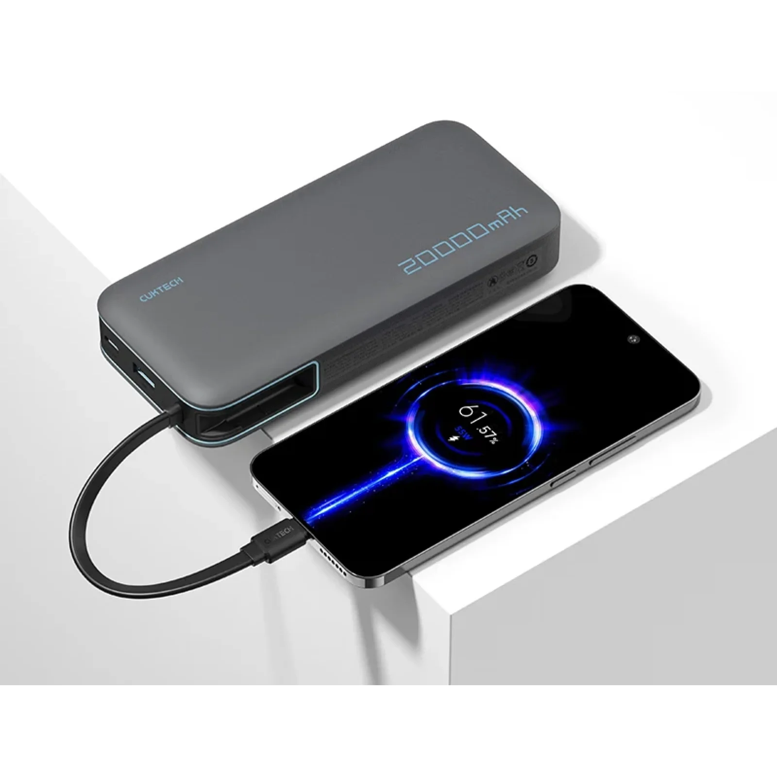 Внешний аккумулятор CUKTECH PB200N 20000 mAh 55W Blue UA