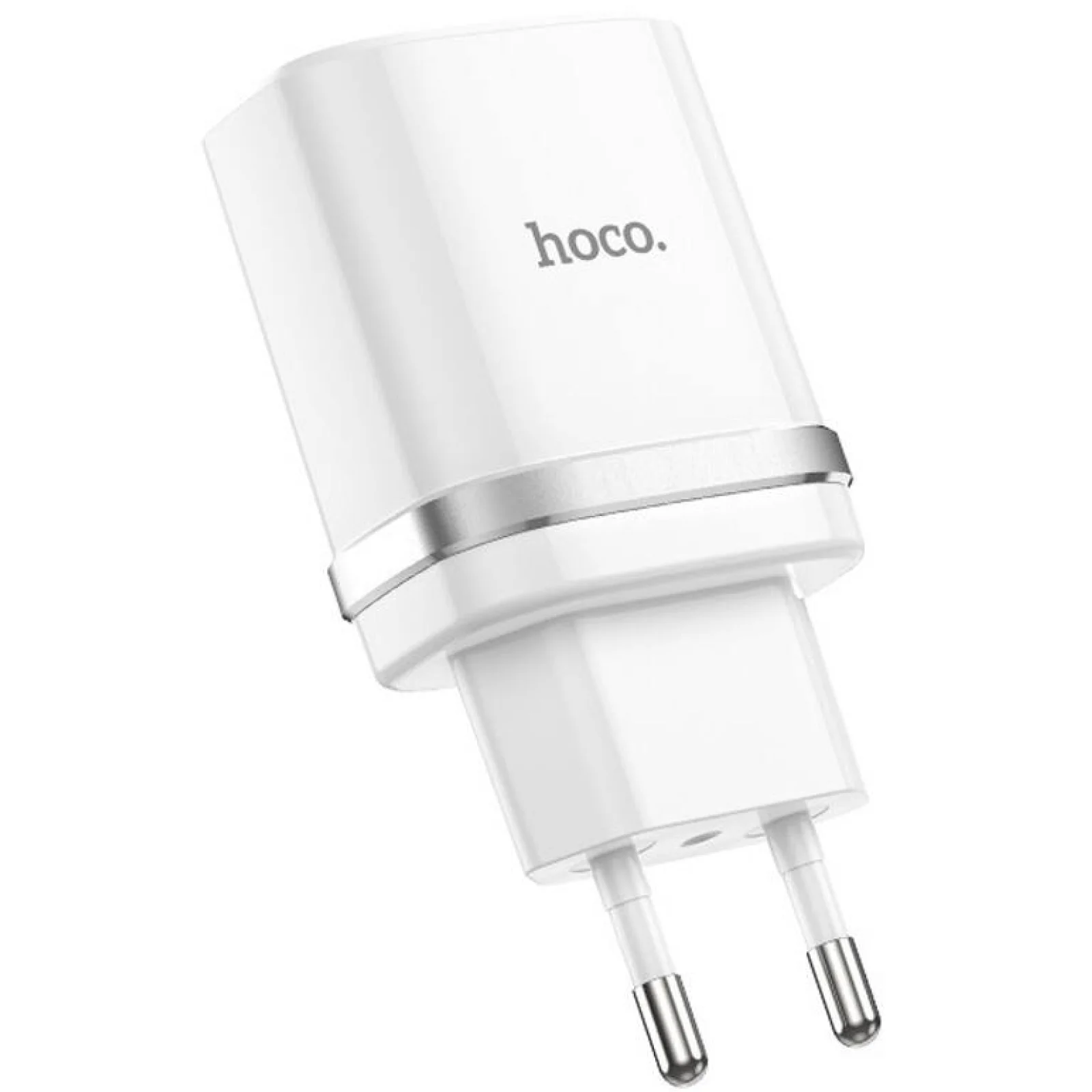 Мережевий зарядний пристрій Hoco C12Q Smart QC3.0 (1USB/3A/18W) White