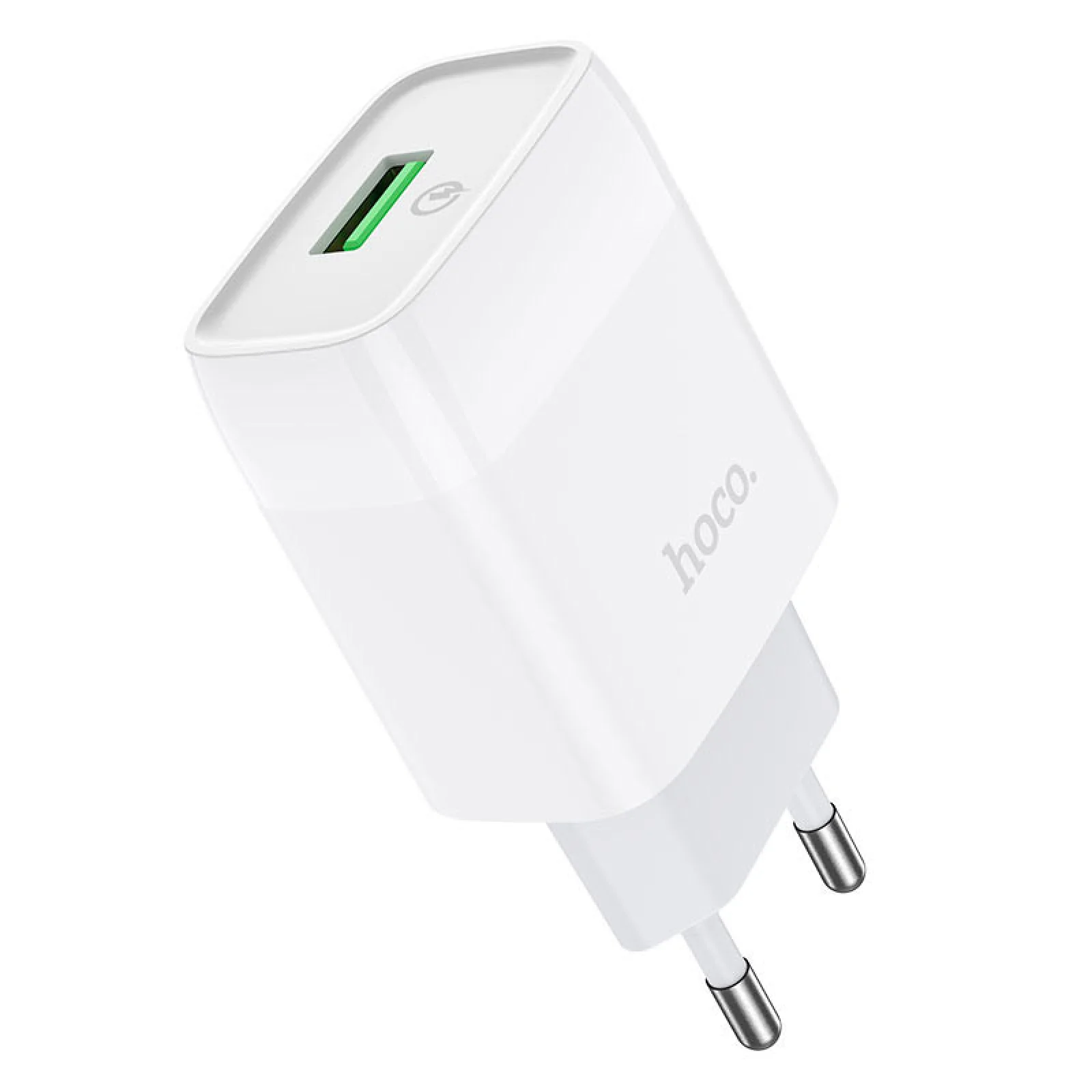 Мережевий зарядний пристрій Hoco C72Q QC3.0 (1USB/2A) White