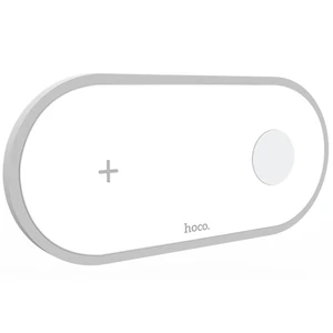 Бездротова зарядка Hoco CW20 Wisdom 2-in-1 Wireless White