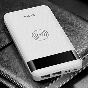 Внешний аккумулятор Hoco PowerBank J11 10000 mAh White (беспроводная зарядка)