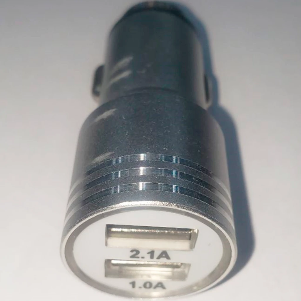 Автомобільний зарядний пристрій Mocolo Aluminium Alloy 2 USB Car Charger 2.1A Silver