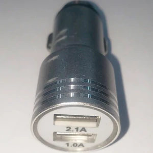 АЗП Mocolo Aluminium Alloy 2 USB Car Charger 2.1A Silver
