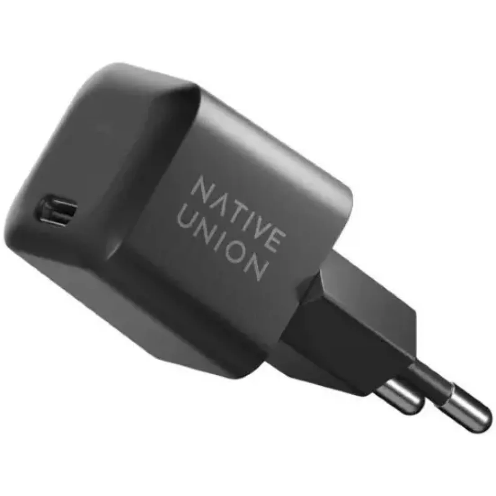 Мережевий зарядний пристрій Native Union Fast GaN Charger PD 30W USB-C Port Black (FAST-PD30-2-BLK-EU)