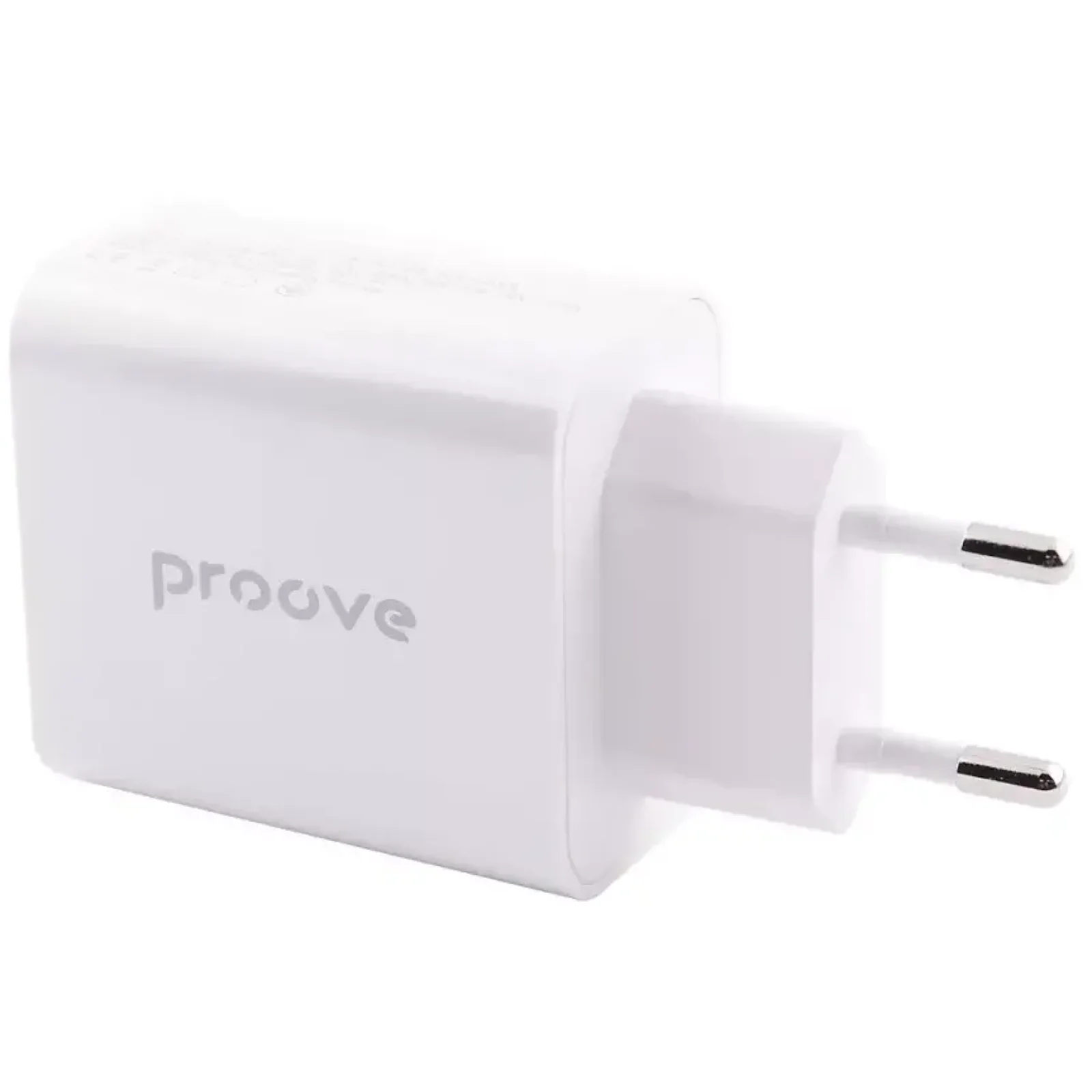 Сетевое зарядное устройство Proove Rapid 30W 2 USB + Type-C White