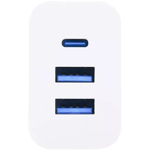 Сетевое зарядное устройство Proove Rapid 30W 2 USB + Type-C White