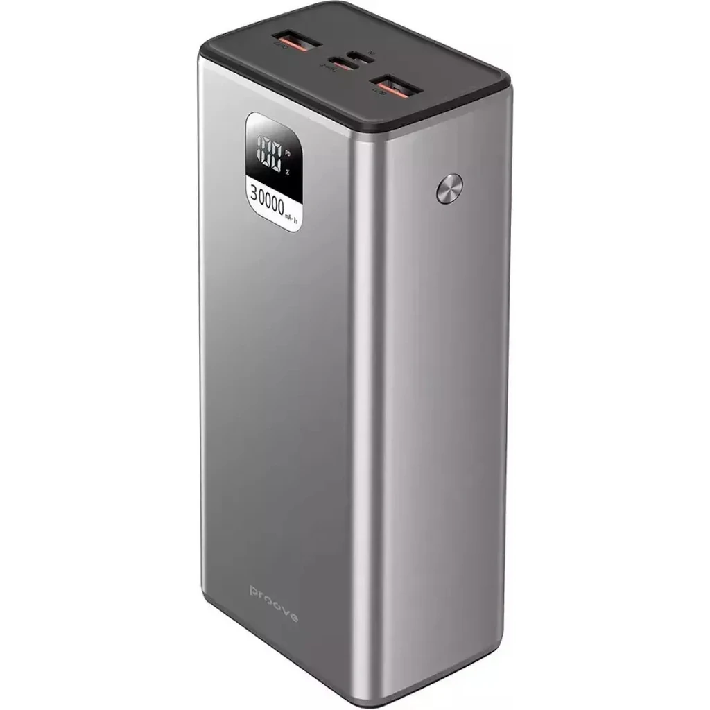 Зовнішній акумулятор Proove Guardian 22.5W 30000mAh Metal Gray