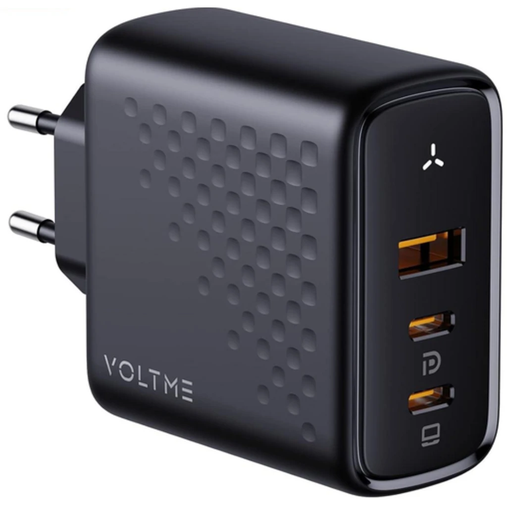 Сетевое зарядное устройство VOLTME Revo 100 W GaN III V-Dynamic PD3.0 QC3.0 PPS Black
