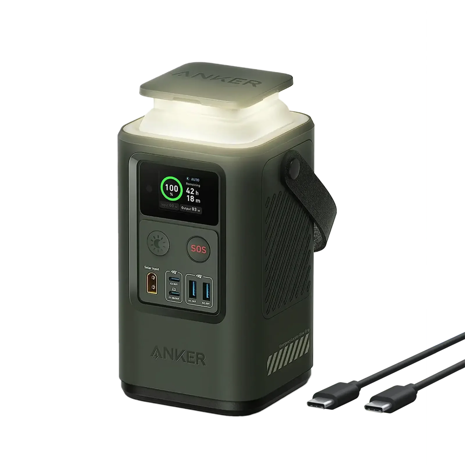 Внешний аккумулятор Anker 548 Power Bank PowerCore Reserve 192Wh 60000mAh Sprout Green (A1294061)