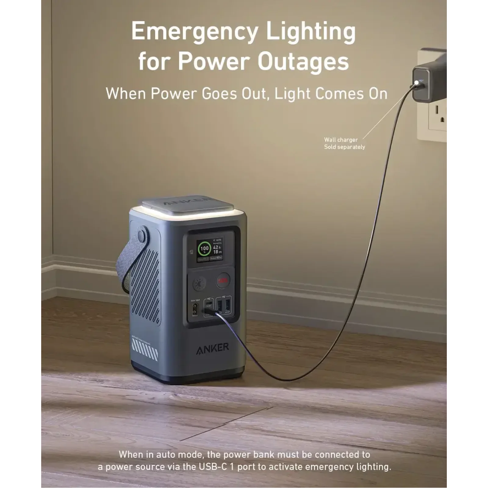 Внешний аккумулятор Anker 548 Power Bank PowerCore Reserve 192Wh 60000mAh Gray (A12940A2)