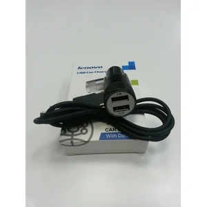 АЗУ Lenovo 2в1 (2USB) 3.1A Black