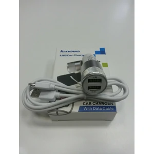 АЗУ Lenovo 2в1 (2USB) 3.1A White