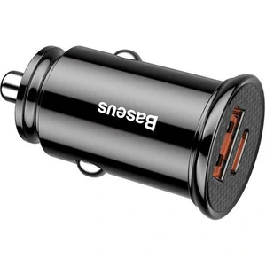 АЗУ Baseus Circular Plastic 1USB + Type-C A PPS (5A) (CCALL-YS01) Black