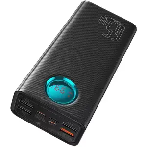 Зовнішній акумулятор Baseus Amblight Digital Display 26800mAh 65W Black (P10022402113-00)