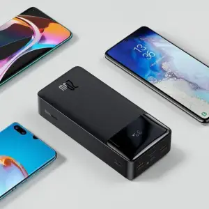 Внешний аккумулятор Baseus Bipow Digital Display Fast Charge 30000mAh 20W Black Overseas Edition (PPBD050401)