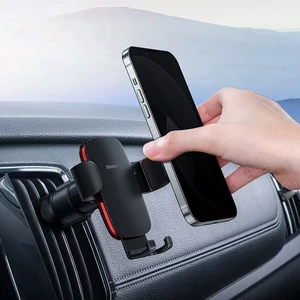 Автодержатель Baseus Metal Age 2 Gravity Air Outlet Car Mount Black (SUJS000001)