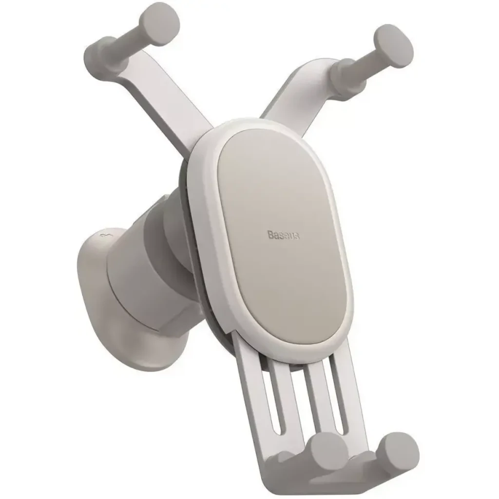 Автодержатель Baseus Stable Gravitational Car Mount Pro 15W Air Outlet Version Creamy White (SUWX030002)