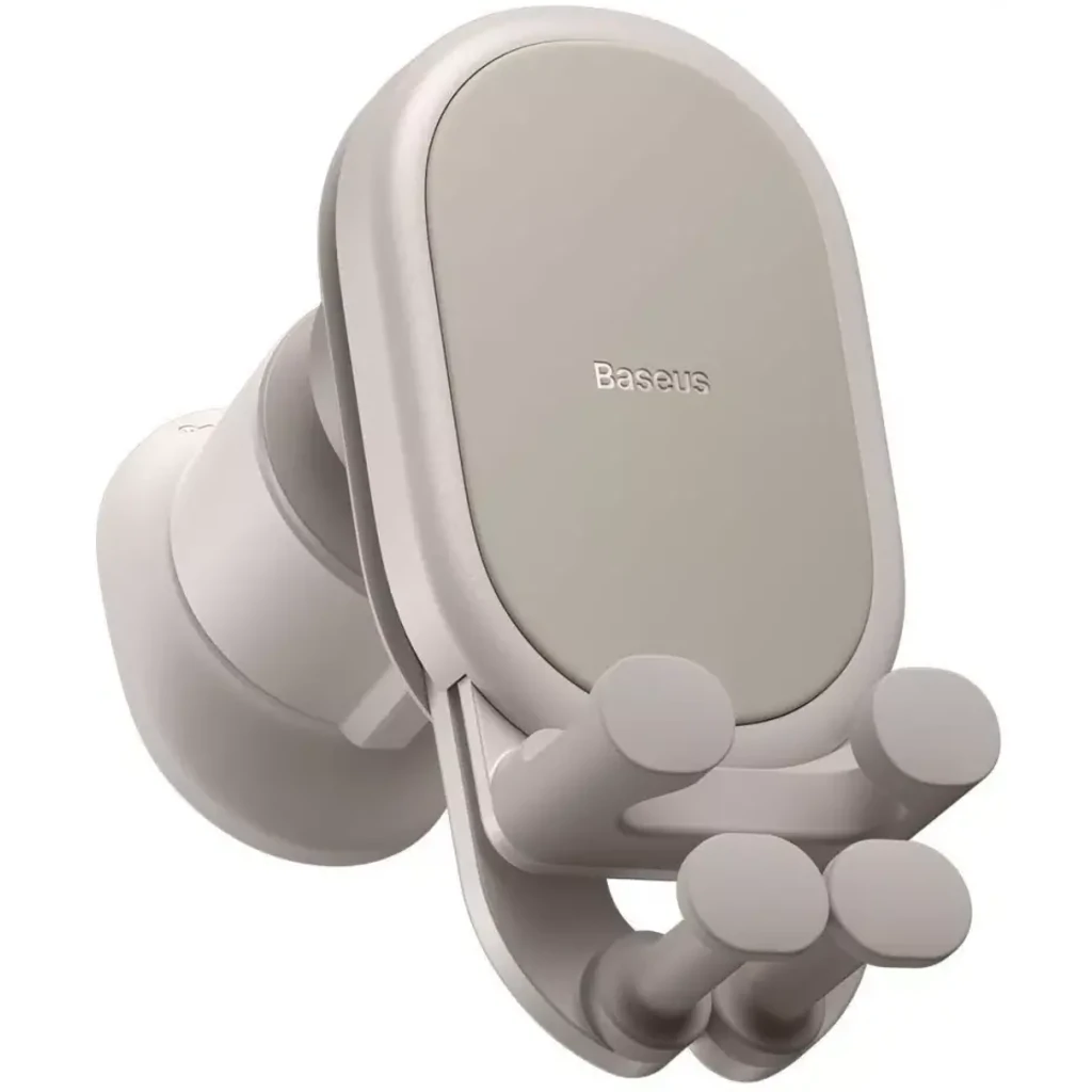 Автодержатель Baseus Stable Gravitational Car Mount Pro 15W Air Outlet Version Creamy White (SUWX030002)