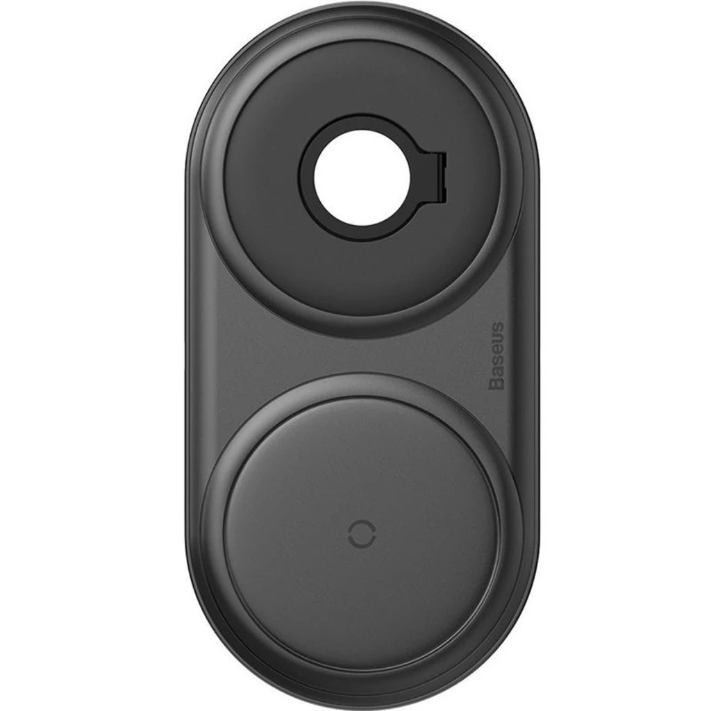 Бездротова зарядка Baseus Planet 2in1 Wireless Charger QC + USB Cable Type-C (WXPL-B01) Black