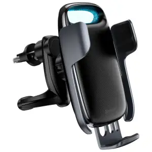 Автотримач Baseus Milky Way Electric Bracket 10W Wireless Car Charger Black (WXHW02-01)
