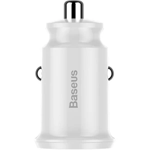 Автомобильное зарядное устройство Baseus Grain (2USB 3.1A) White